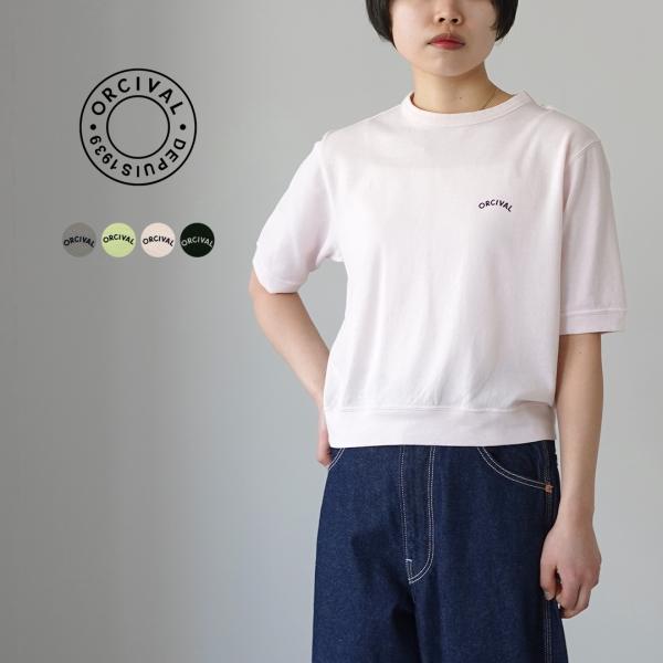 ORCIVAL（オーシバル） クルーネック ショートスリーブ プルオーバー 日本製 / レディース ...