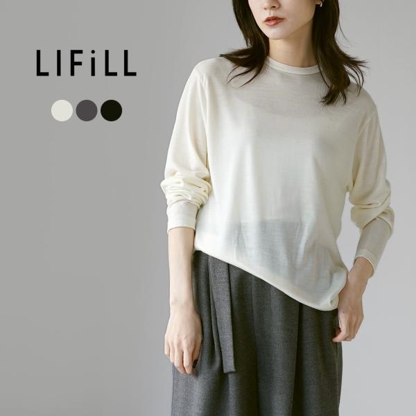 LIFiLL（リフィル） ウーリッシュ ロングスリーブ Tシャツ / レディース カットソー 長袖 ...