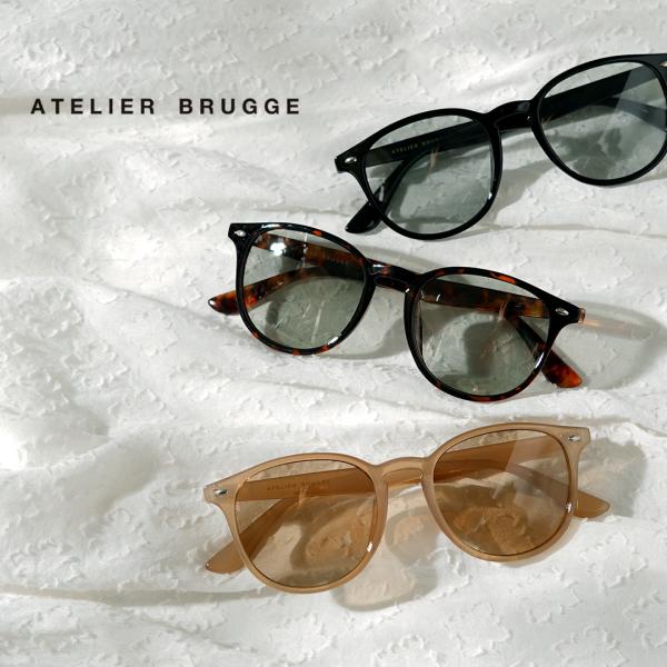 ATELIER BRUGGE（アトリエブルージュ） 調光サングラス ウェリントン / 眼鏡 調光 偏...