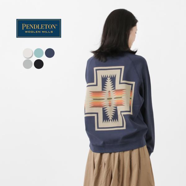PENDLETON（ペンドルトン） ラグランスリーブ バックプリント プルオーバースウェット 202...