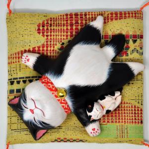 もりわじん作品 うき猫「猫足風呂」6 三毛足 在庫あり : ねこの大五郎