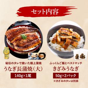 お中元 うなぎ 国産うなぎ 2種 長蒲焼1尾&...の詳細画像1