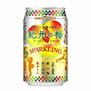 紀州の梅 スパークリング ポッカサッポロ 350ml 缶 24本入
