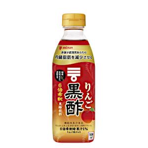 りんご黒酢 希釈用 ミツカン 500ml ペット 6本入｜daihei