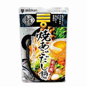 ミツカン 〆まで美味しい 焼あごだし鍋つゆ ストレート 750g×12個 : Re