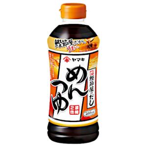 めんつゆ濃縮2倍 ヤマキ 500ml ペット｜daihei