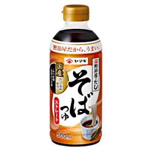 そばつゆ ストレート ヤマキ 500ml