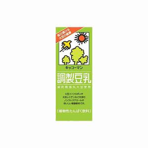 調製豆乳 キッコーマン 200ml 18本入り｜daihei