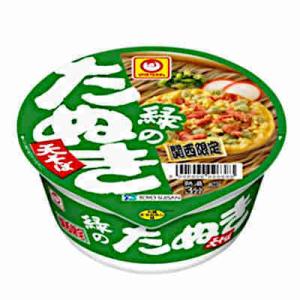 マルちゃん　緑のたぬき　天そば　関西　東洋水産　12個入