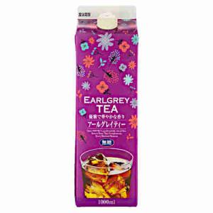 GS アールグレイティー無糖 ジーエスフード 1000ml パック 12本入
