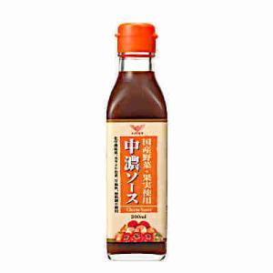 国産野菜 果実使用 中濃ソース ハグルマ 200ml｜daihei