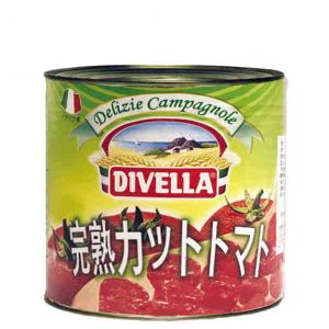 ディヴェラ ダイスカットトマト メモス 2500g 4缶入