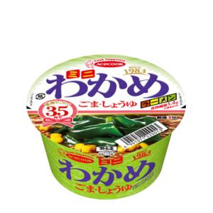 ミニ わかめラーメン ごま しょうゆ エースコック 12個入り