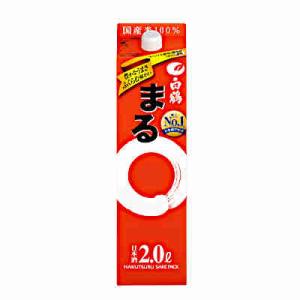 白鶴 まる 白鶴酒造 2L(2000ml) パック 6本入り