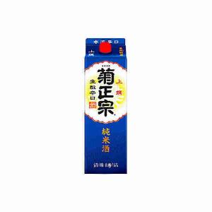 上撰さけパック きもと純米 菊正宗酒造 1.8L(1800ml) パック 6本入り｜daihei