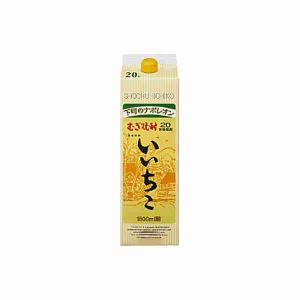 いいちこ 麦 20度 三和酒類 1.8L (1800ml) パック 6本入り