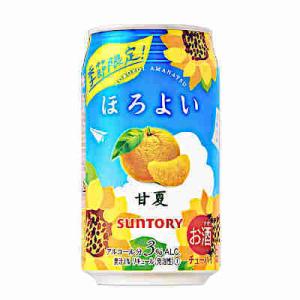 賞味期限2022年3月末 ほろよい 甘夏 サントリー 350ml 缶 24本入