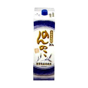 宗政酒造 送料無料 本格麦焼酎 のんのこ 1.8Lパック×6本 20度 むぎ焼酎