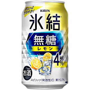 氷結 無糖レモン 4% キリン 350ml 缶 24本入｜daihei