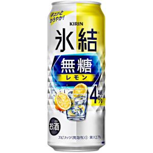 氷結 無糖レモン 4% キリン 500ml 缶 24本入｜daihei