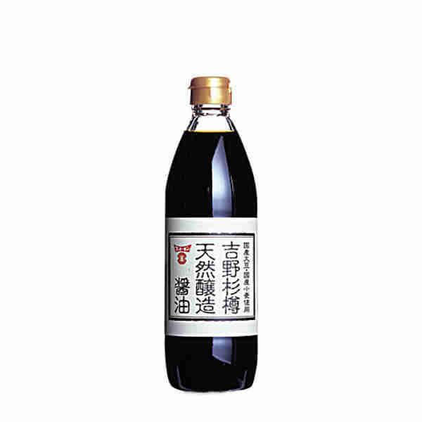 吉野杉樽天然醸造醤油 フンドーキン 500ml 瓶 バラ売