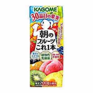 朝のフルーツこれ1本 カゴメ 200ml 紙パック 24本入