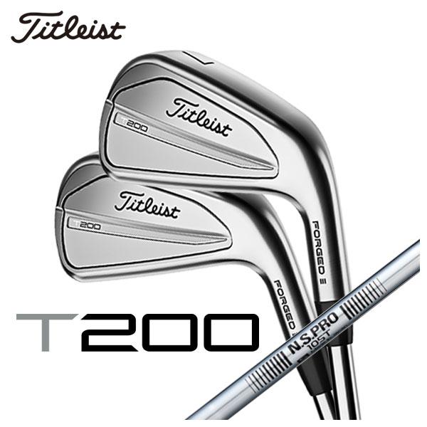 タイトリスト T200アイアン N.S.PRO 105T スチールシャフト  #5-Pw 6本セット...