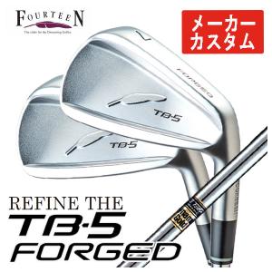 (メーカーカスタム) フォーティーン TB-5 フォージド アイアン ダイナミックゴールド シャフト 5本セット(#6-Pw) TB-5 FORGED｜daiichigolf