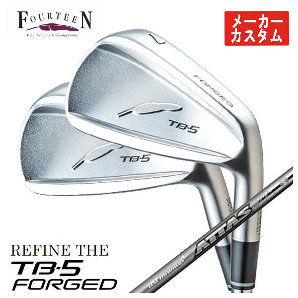 【メーカーカスタム】 フォーティーン REFINE THE TB-5 フォージド アイアン USTマ...