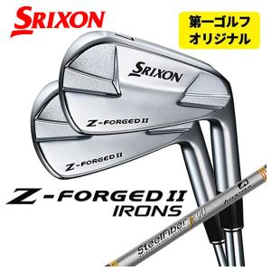 (第一ゴルフオリジナル)  スリクソン  Zフォージド2 アイアン エアロテック スチールファイバーFcシリーズ シャフト #5〜Pw(6本セット)｜daiichigolf