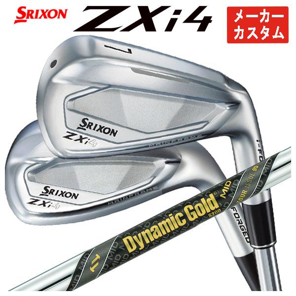 【1本から注文可能・メーカーカスタム】 スリクソン ZXi4 アイアン ダイナミックゴールド MID...