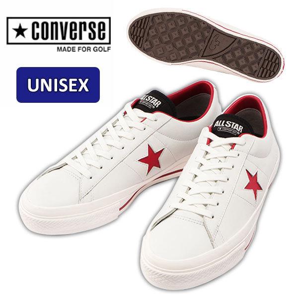 コンバース メイドフォー ゴルフ ワンスター GF ホワイト/レッド CONVERSE ONE ST...