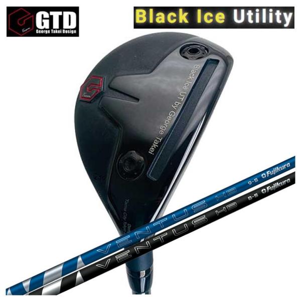 【特注カスタムクラブ】 GTD ジョージ武井デザイン GTD Black Ice ユーティリティ 藤...