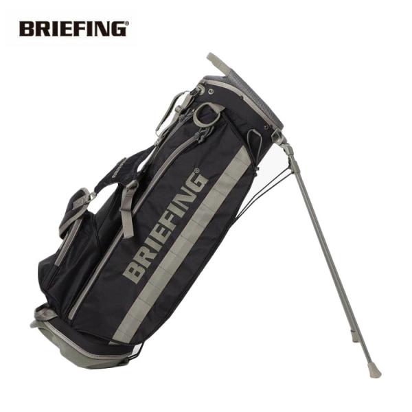 (ポイント10％)ブリーフィング ゴルフ スタンド キャディバッグ 9.5型 ブラック BRIEFI...