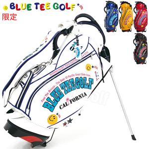 【限定品・売切】ブルーティーゴルフ スタンドキャディバッグ BTG-CB012 エナメル 9型 BLUE TEE GOLF｜daiichigolf