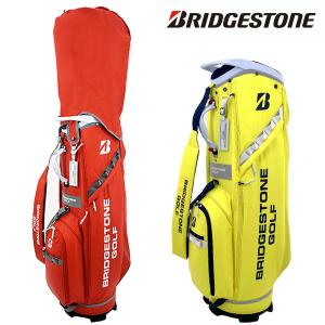 ブリヂストン ゴルフ キャディバッグ 9.5型 47インチ対応 軽量 OR オレンジ LY レモンイエロー BRIDGESTONE GOLF CBG113｜daiichigolf