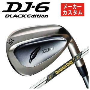 【メーカーカスタム】 フォーティーン DJ-6 Black Edition ウェッジ ダイナミックゴールド MID 115シャフト FOURTEEN ライトブラックメッキ仕上げ｜daiichigolf