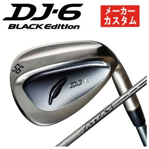 【メーカーカスタム】 フォーティーン DJ-6 Black Edition ウェッジ USTマミヤ アッタスアイアン ATTAS IRON シャフト FOURTEEN ライトブラックメッキ仕上げ