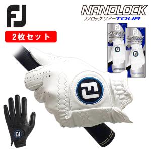 【2枚セット】フットジョイ ナノロックツアー ゴルフグローブ  FOOTJOY NANOLOCK TOUR FGNT24 ネコポス対応｜第一ゴルフ