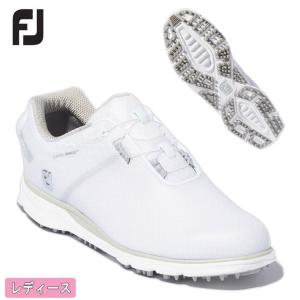 【大特価！】(レディース) フットジョイ ゴルフシューズ プロエスエル スポーツ ボア FOOTJOY PROSL SPORT BOA 98162 ホワイト/ライトグレー スパイクレス｜daiichigolf