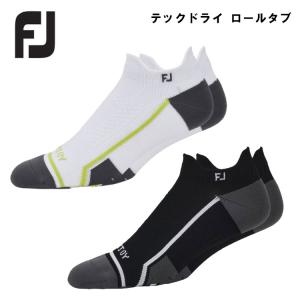 フットジョイ ソックス メンズ テックドライ ロールタブ FOOTJOY MENS TECH DRY 18190-10262 18290-10263 ゴルフの商品画像