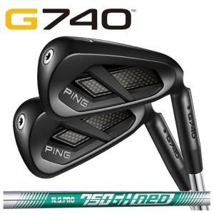 ピン G740 アイアン N.S.PRO 750GH NEO シャフト 7番-Pw・UW(5本セット) PING G740 IRON 【右打ち用】