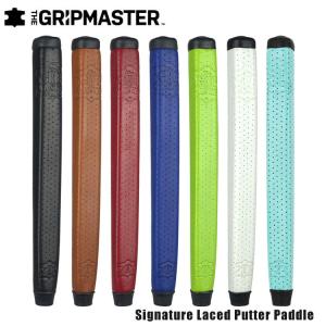 グリップマスター パターグリップ シグネチャー カブレッタ レース パドル GRIPMASTER Signature Cabretta Laced Putter Paddle｜daiichigolf