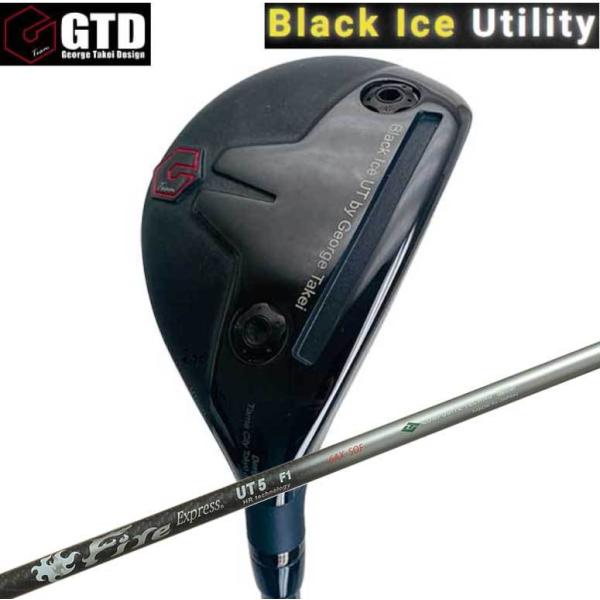 (特注カスタムクラブ】 GTD ジョージ武井デザイン GTD Black Ice ユーティリティ コ...