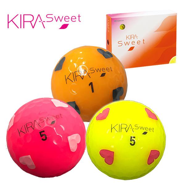 （数量限定・送料無料）キャスコ キラスウィート ゴルフボール ハートマーク入り 1ダース(12球)