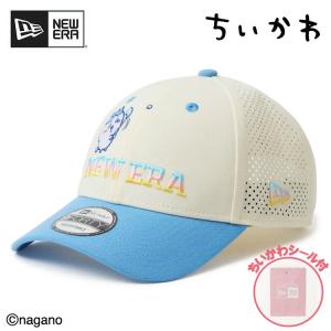 ニューエラ ゴルフ 9FORTY ちいかわ キャップ ハチワレ クロームホワイト/スカイブルー 14864486 NEW ERA GOLF