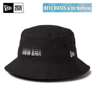 ニューエラ ゴルフ ハット バケット01 BELL OASIS ＆ Uchimizu ブラック 14747192 NEW ERA GOLF ネコポス対応｜第一ゴルフ