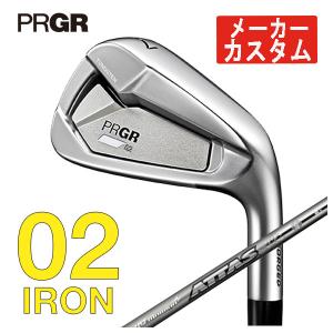 (メーカーカスタム) プロギア PRGR 02アイアン USTマミヤ アッタスアイアン  ATTAS IRON シャフト #6〜Pw(5本セット)｜daiichigolf