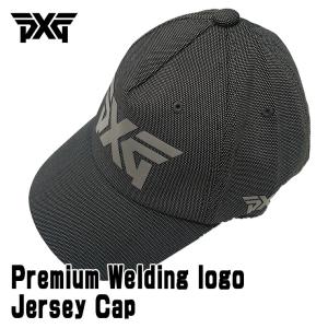 PXG Premium Welding logo Jersey Cap ブラック｜daiichigolf