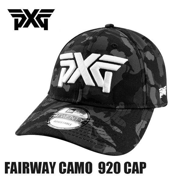 PXG キャップ FAIRWAY CAMO 920 UNSTRUCTURED CAP ブラック NE...
